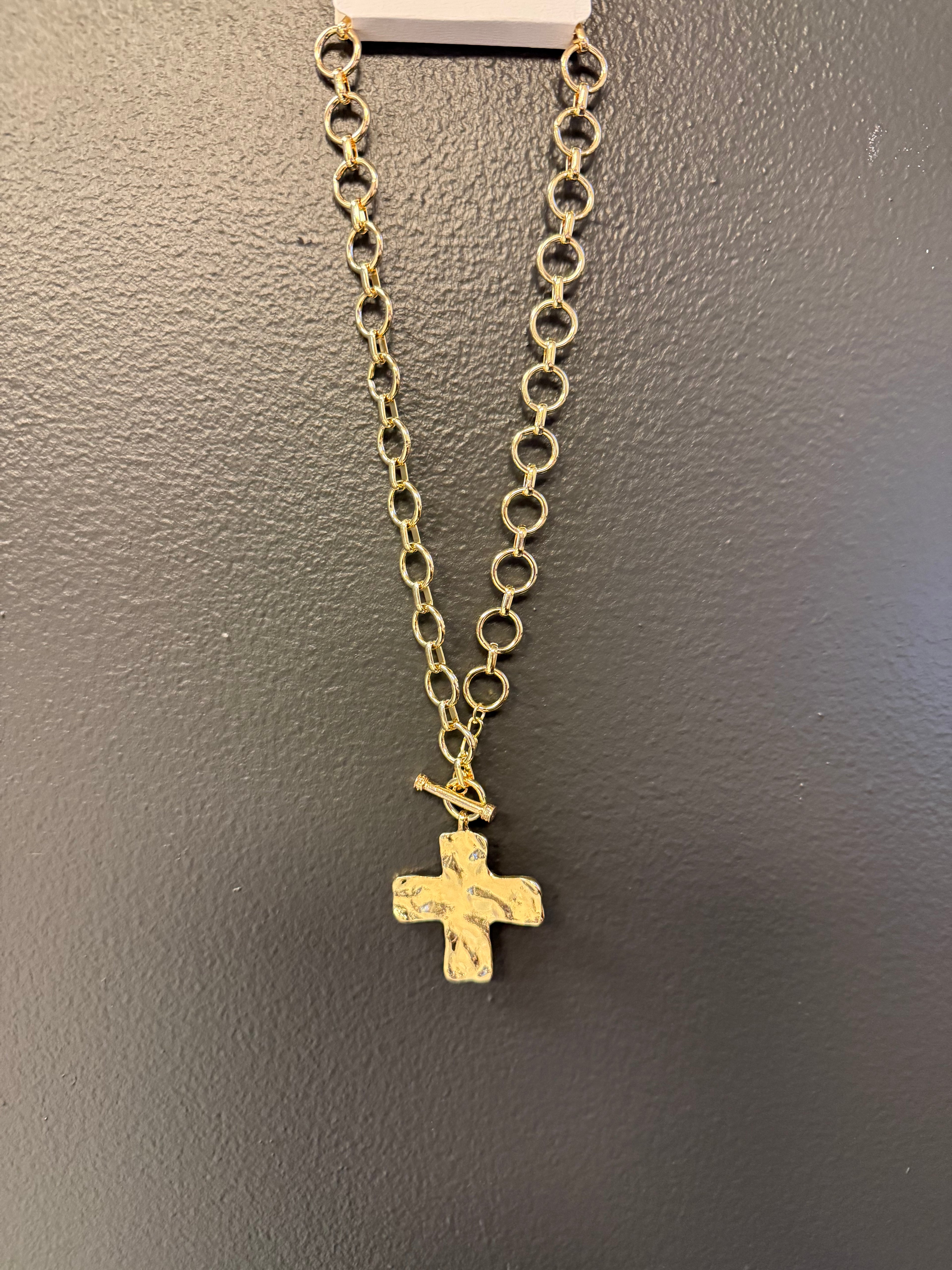 Chunky Cross Necklace