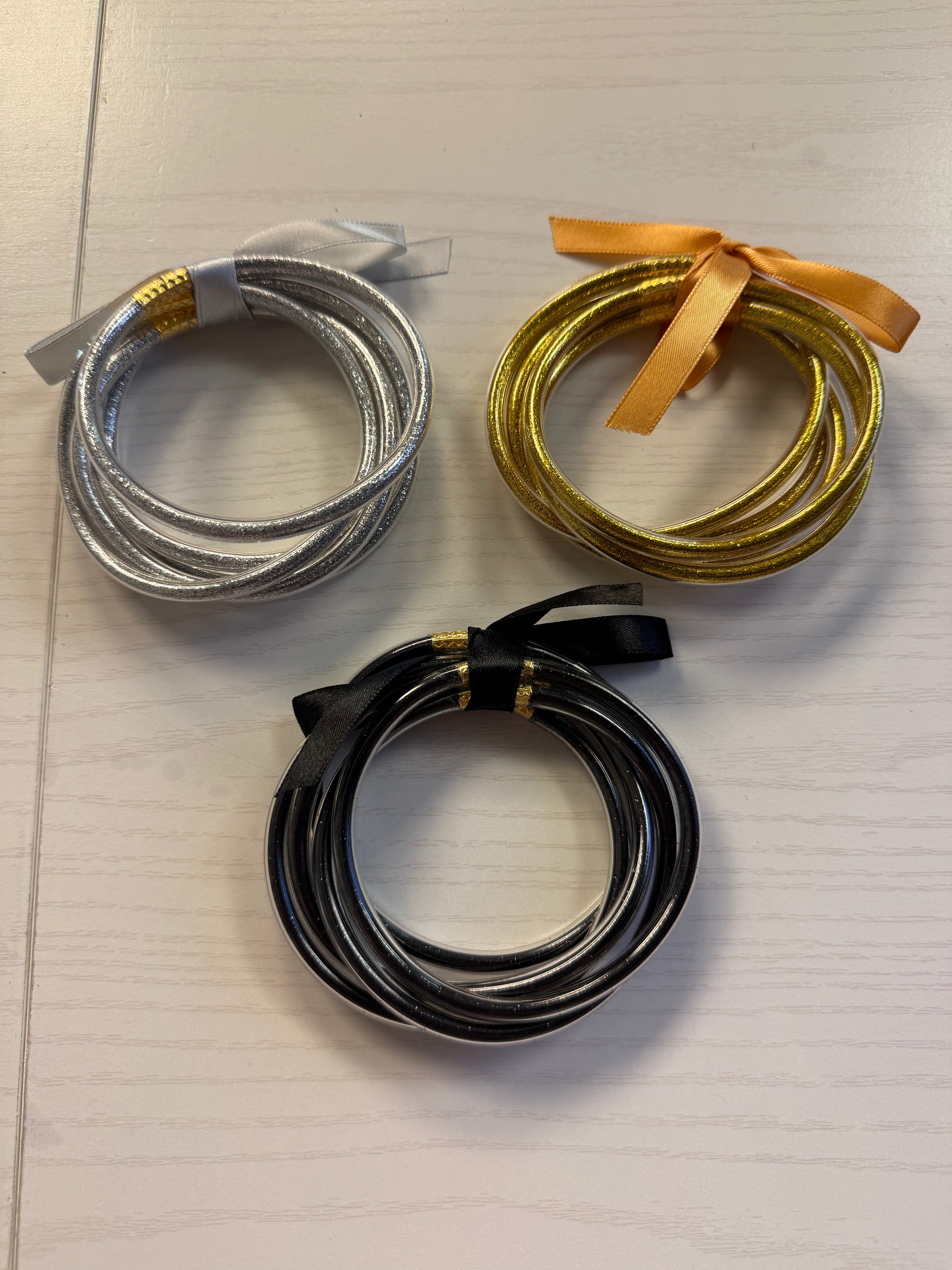 Jelly Bangle Bracelet Set