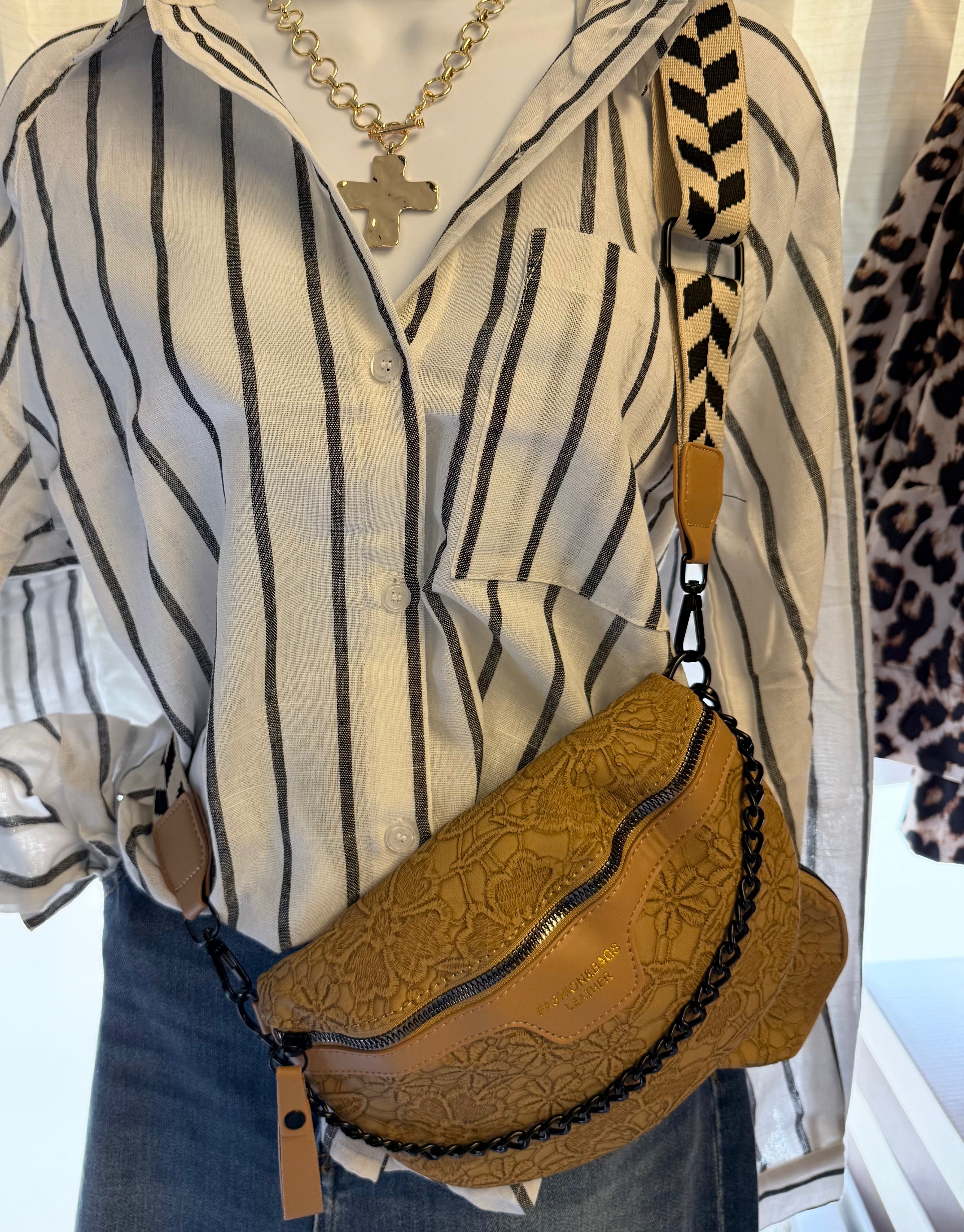 Detailed Sling Bag