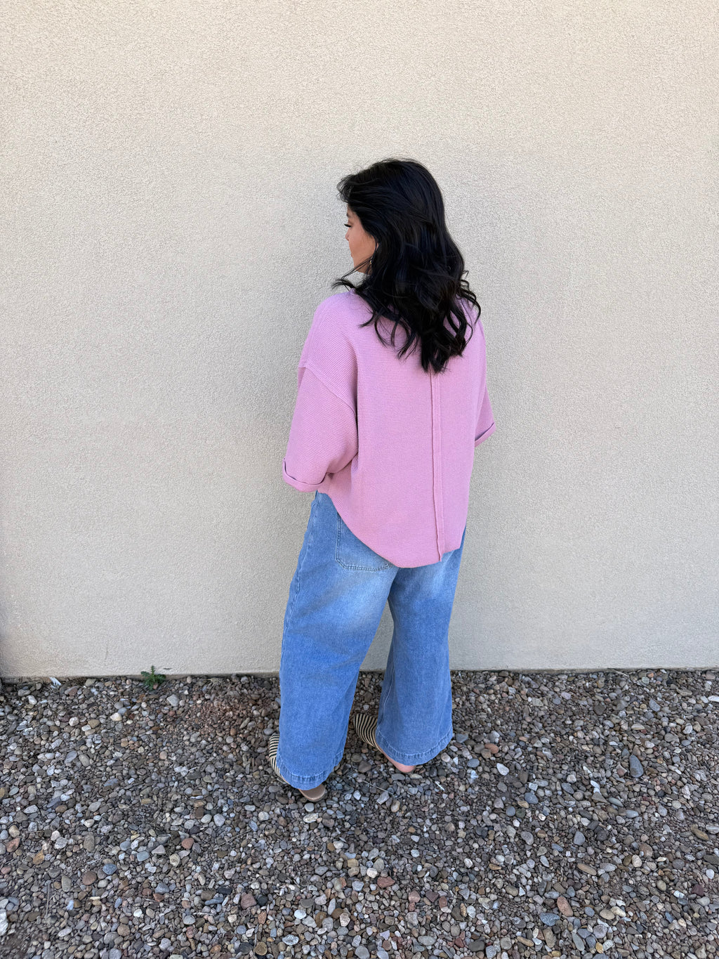 Curved Hem Top