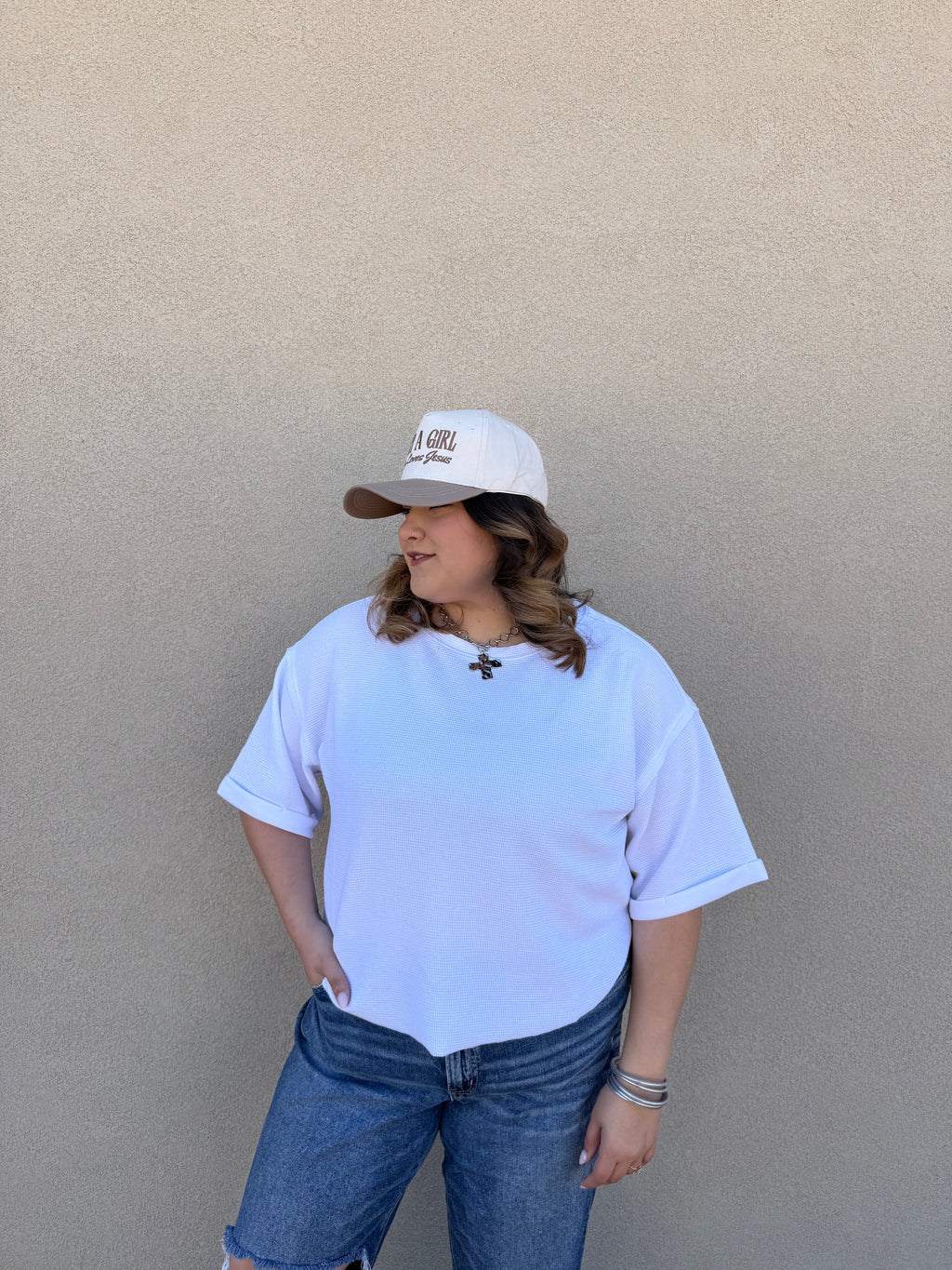 Curved Hem Top