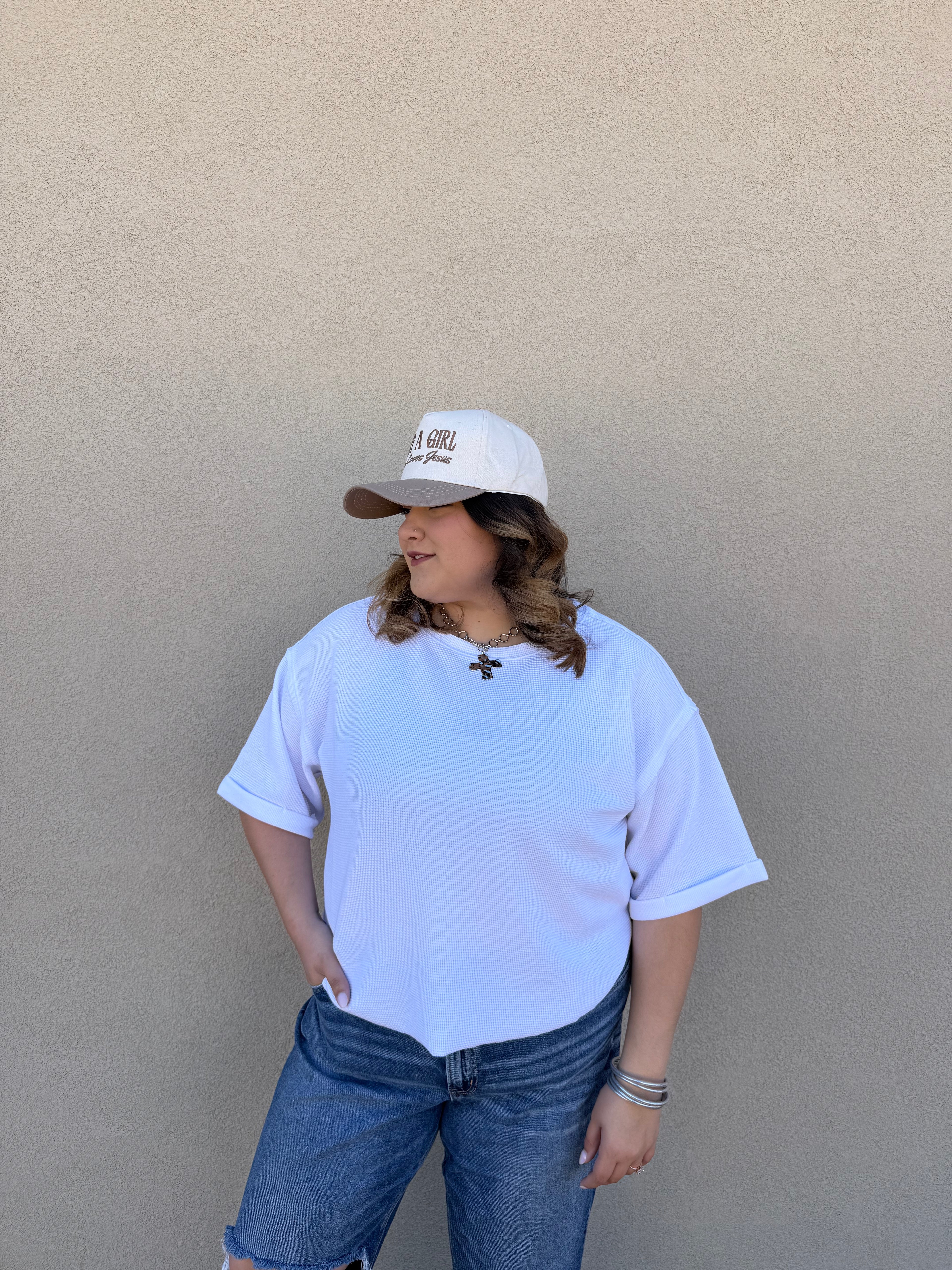 Curved Hem Top