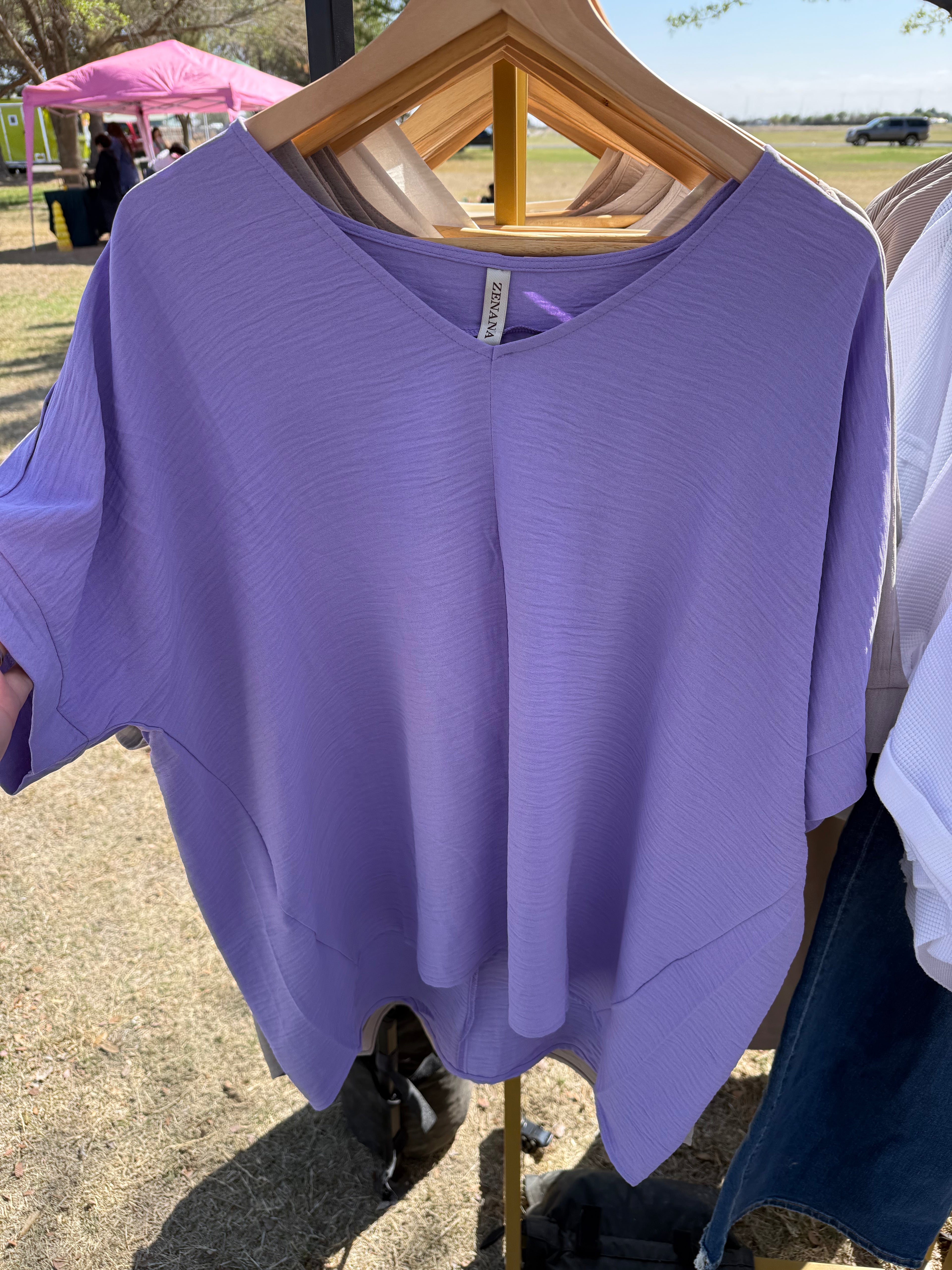 V-Neck Airflow Top