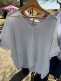 Plus V-Neck Airflow Top
